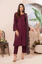 3PC Embroidered Unstitched Lawn Suit KSE-3397 Embroidered KHAS STORES 