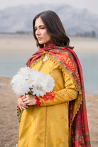 3PC Embroidered Unstitched Lawn Suit | KSE-3795 Embroidered KHAS STORES 