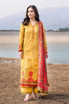 3PC Embroidered Unstitched Lawn Suit | KSE-3795 Embroidered KHAS STORES 