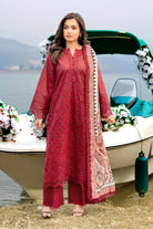 3PC Embroidered Unstitched Lawn Suit | KSE-3796 Embroidered KHAS STORES 