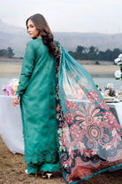 3PC Embroidered Unstitched Lawn Suit | KSE-3797 Embroidered KHAS STORES 