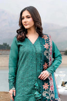 3PC Embroidered Unstitched Lawn Suit | KSE-3797 Embroidered KHAS STORES 