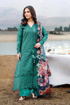 3PC Embroidered Unstitched Lawn Suit | KSE-3797 Embroidered KHAS STORES 