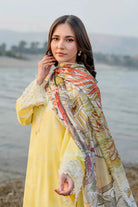 3PC Embroidered Unstitched Lawn Suit | KSE-3798 Embroidered KHAS STORES 
