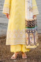 3PC Embroidered Unstitched Lawn Suit | KSE-3798 Embroidered KHAS STORES 