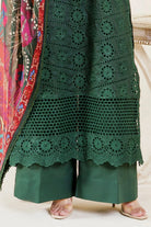 3PC Embroidered Unstitched Lawn Suit | KSE-3799 Embroidered KHAS STORES 