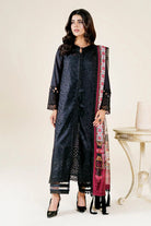 3PC Embroidered Unstitched Lawn Suit | KSE-3800 Embroidered KHAS STORES 