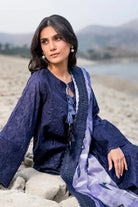 3PC Embroidered Unstitched Lawn Suit | KSE-3810 Embroidered KHAS STORES 