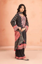 3PC Embroidered Unstitched Linen Suit KKTE-3699 Embroidered KHAS STORES 