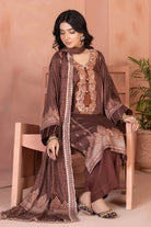 3PC Embroidered Unstitched Linen Suit KKTE-3702 Embroidered KHAS STORES 