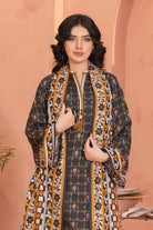 3PC Printed Unstitched Karandi Suit KKR-3595 Printed KHAS STORES 