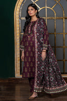 3PC Printed Unstitched Khaddar Suit KKH-3024 Printed KHAS STORES 