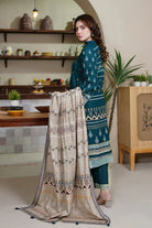 3PC Printed Unstitched Khaddar Suit KKH-3551 Printed KHAS STORES 