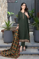 3PC Printed Unstitched Khaddar Suit KKH-3576 Printed KHAS STORES 