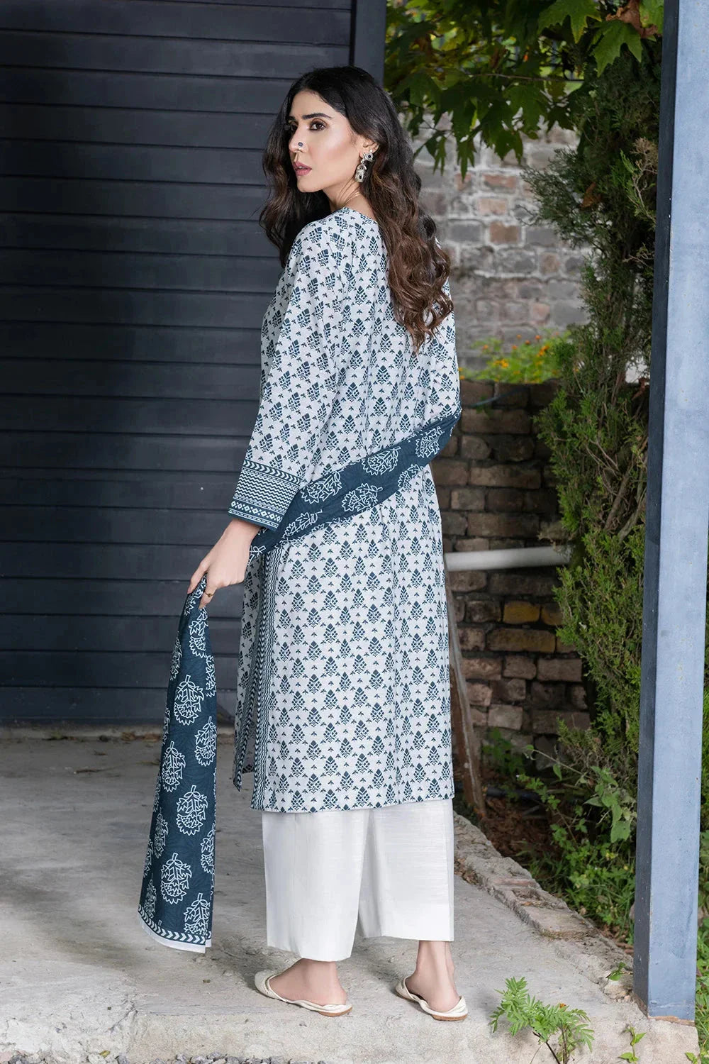 3PC Printed Unstitched Khaddar Suit KKH-3660 Printed KHAS STORES 