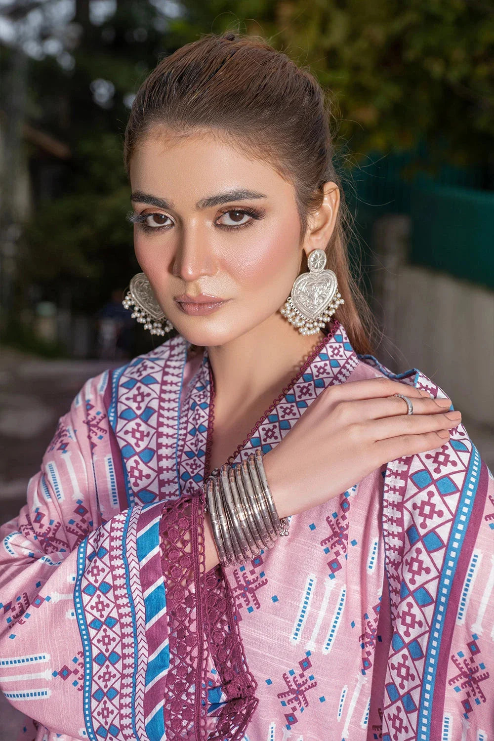 3PC Printed Unstitched Khaddar Suit KKH-3669 Printed KHAS STORES 