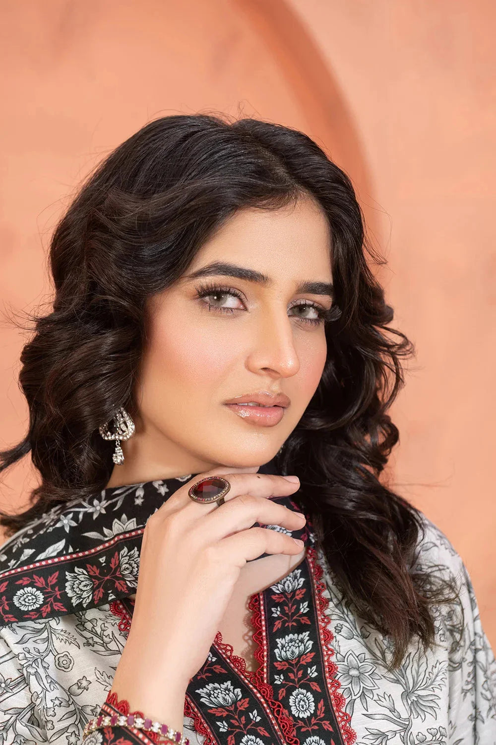 3PC Printed Unstitched Khaddar Suit KKH-3676 Printed KHAS STORES 