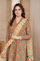 3PC Printed Unstitched Kotail Linen Suit KKT-3640 Printed KHAS STORES 
