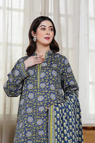 3PC Printed Unstitched Kotail Linen Suit KKT-3643 Printed KHAS STORES 