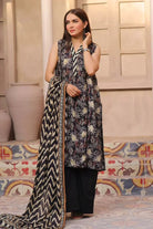 3PC Printed Unstitched Lawn Suit KLA-2639 Printed KHAS STORES 
