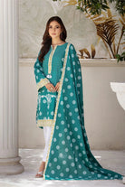 3PC Printed Unstitched Lawn Suit KLA-2685 Printed KHAS STORES 