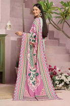 3PC Printed Unstitched Lawn Suit KLA-2795 Printed KHAS STORES 
