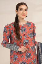 3PC Printed Unstitched Lawn Suit KLA-3260 Printed KHAS STORES 