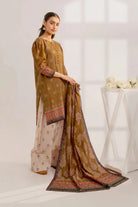 3PC Printed Unstitched Lawn Suit KLA-3280 Printed KHAS STORES 