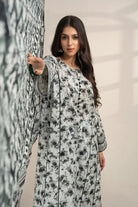 3PC Printed Unstitched Lawn Suit KLA-3286 Printed KHAS STORES 
