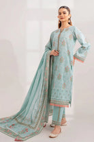 3PC Printed Unstitched Lawn Suit KLA-3292 Printed KHAS STORES 