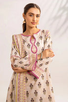3PC Printed Unstitched Lawn Suit KLA-3298 Printed KHAS STORES 