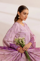 3PC Printed Unstitched Lawn Suit KLA-3299 Printed KHAS STORES 