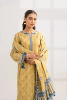 3PC Printed Unstitched Lawn Suit KLA-3303 Printed KHAS STORES 