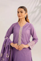 3PC Printed Unstitched Lawn Suit KLA-3306 Printed KHAS STORES 