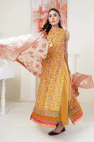 3PC Printed Unstitched Lawn Suit KLA-3416 Printed KHAS STORES 