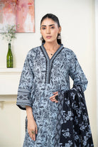 3PC Printed Unstitched Lawn Suit KLA-3419 Printed KHAS STORES 