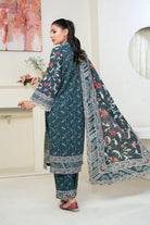 3PC Printed Unstitched Lawn Suit KLA-3475 Printed KHAS STORES 