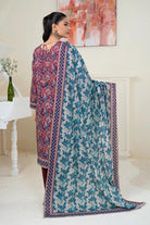 3PC Printed Unstitched Lawn Suit KLA-3488 Printed KHAS STORES 
