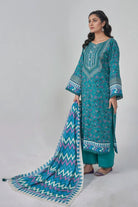 3PC Stitched Embroidered Lawn Suit KL-RTW-3075 KHAS STORES 