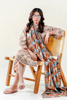 3PC Stitched Embroidered Lawn Suit | KL-RTW-3889 Embroidered KHAS STORES 