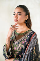 3PC Stitched Embroidered Lawn Suit | KL-RTW-3893 Embroidered KHAS STORES 