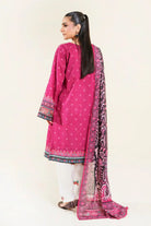 3PC Stitched Embroidered Lawn Suit | KL-RTW-3894 Embroidered KHAS STORES 
