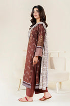 3PC Stitched Embroidered Lawn Suit | KL-RTW-3896 Embroidered KHAS STORES 
