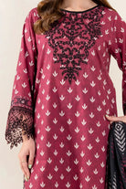 3PC Stitched Embroidered Lawn Suit | KL-RTW-4045 Embroidered KHAS STORES 