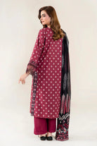 3PC Stitched Embroidered Lawn Suit | KL-RTW-4045 Embroidered KHAS STORES 