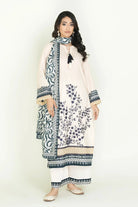 3PC Stitched Printed Lawn Suit | RTW-KLA-3399 Printed KHAS STORES 