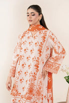 3PC Stitched Printed Lawn Suit | RTW-KLA-3886 Printed KHAS STORES 