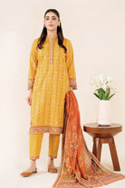 3PC Stitched Printed Lawn Suit | RTW-KLA-3887 Printed KHAS STORES 