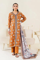 3PC Stitched Printed Lawn Suit | RTW-KLA-3898 Printed KHAS STORES 