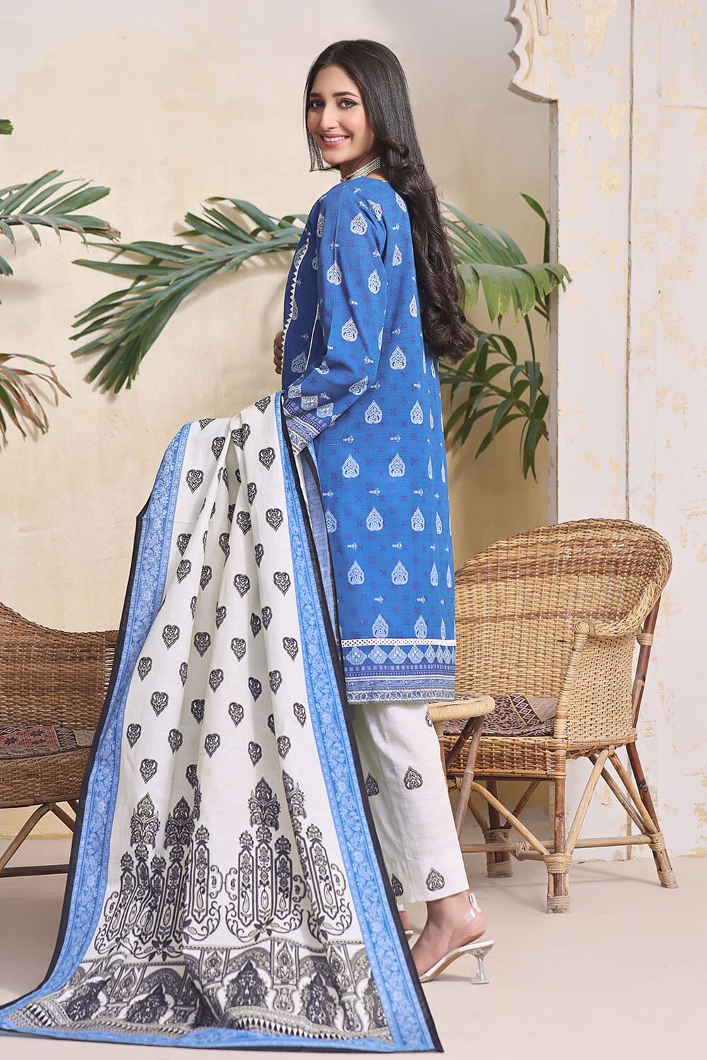 3PC Unstitched Khaddar Suit KKH-2267 KHAS STORES 
